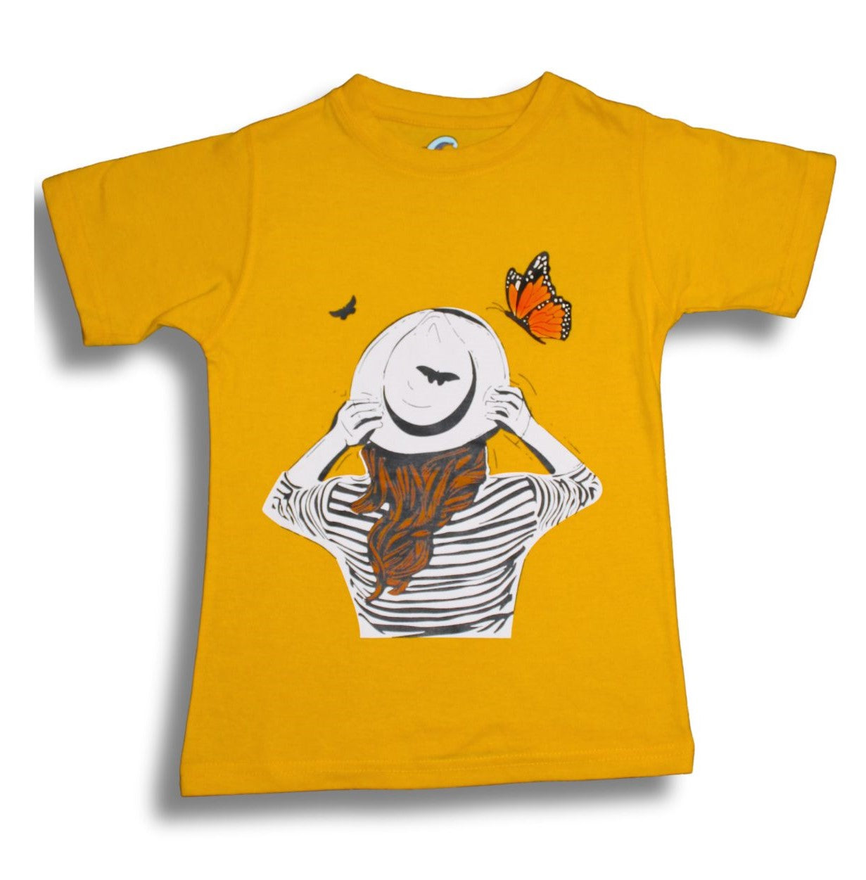Butterfly Moment Yellow T-Shirt – Dreamy Back - Sanarah Accessories
