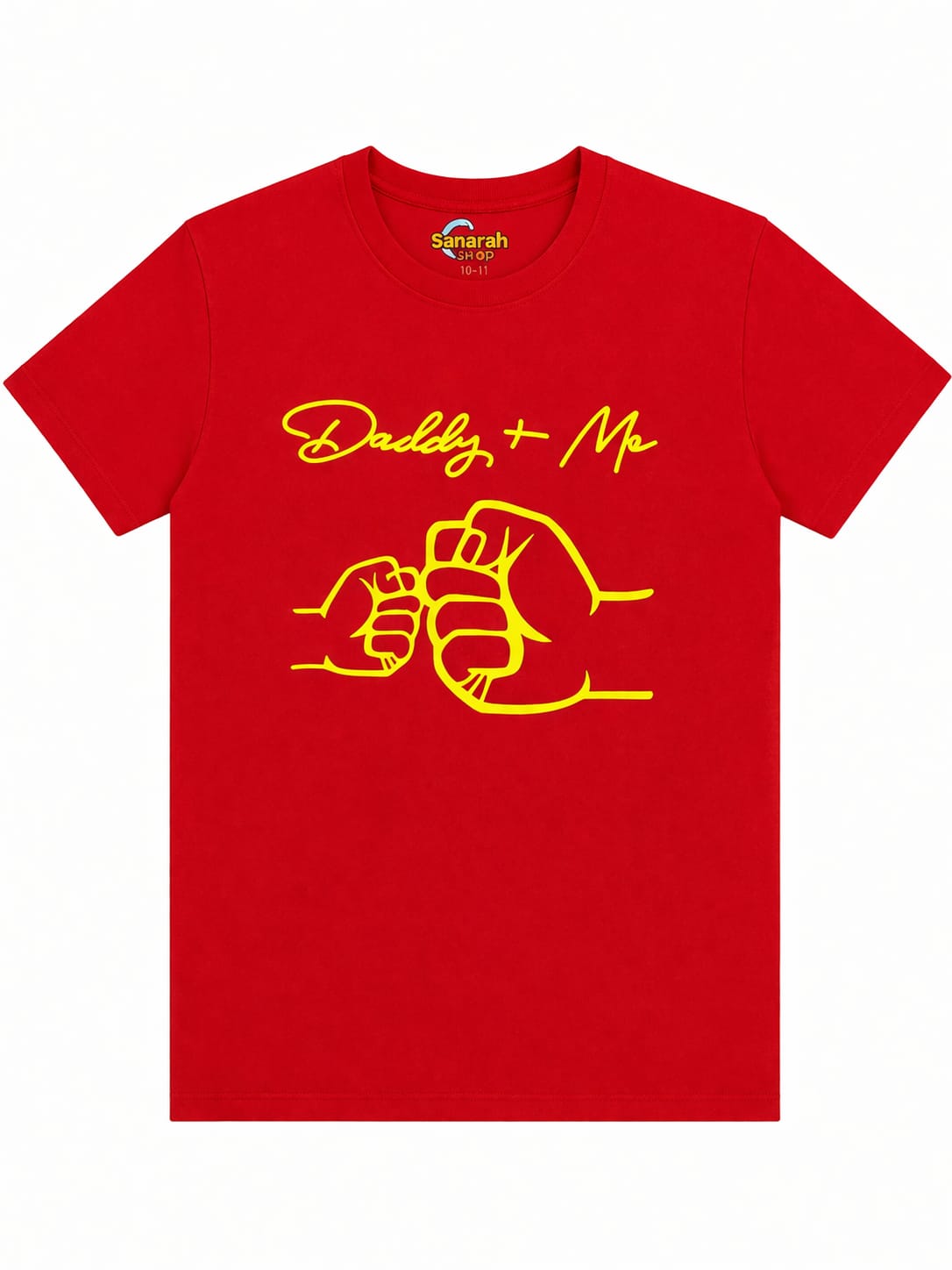 "Daddy + Me" T-Shirt Red – Fist Bump Edition - Sanarah Accessories