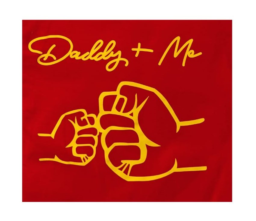 "Daddy + Me" T-Shirt Red – Fist Bump Edition - Sanarah Accessories