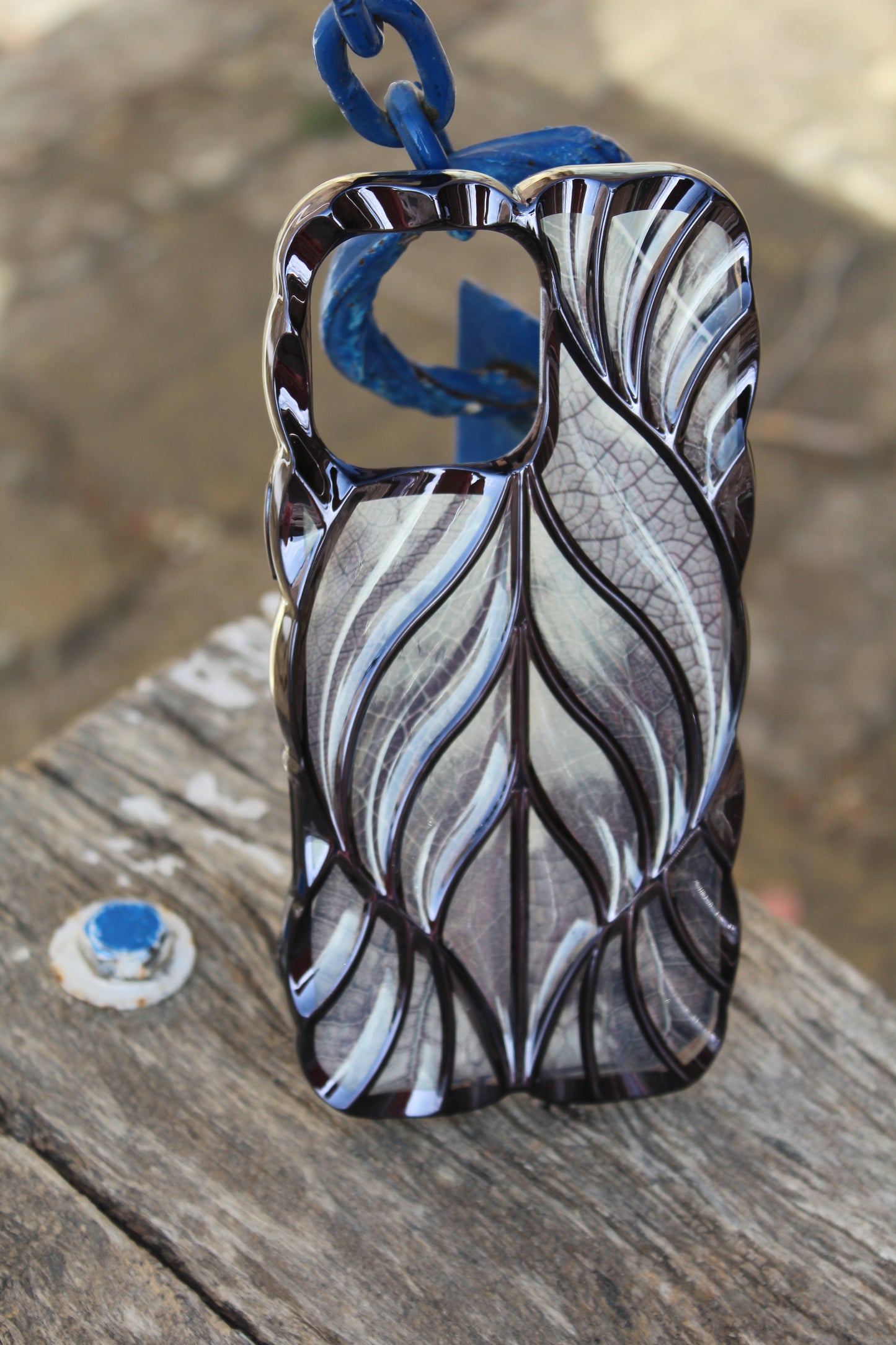 Elegant Leaf Design iPhone 16 Pro Max Case - Sanarah Accessories
